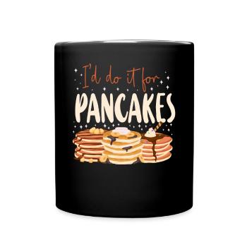 Les enfants amateurs de crêpes, je le fais pour le - Mug uni - noir - Devant