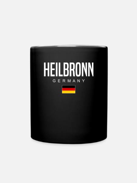 Heilbronn - Tasse einfarbig - Schwarz