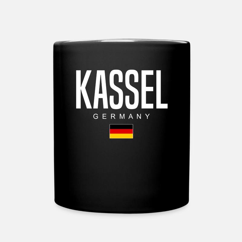 Kassel - Tasse einfarbig - Schwarz