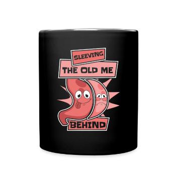Gaine de l’ancien moi derrière le bypass gastrique gastrique - Mug uni - noir - Devant