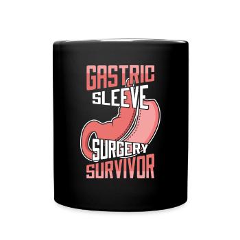 Chirurgie de la sleeve gastrique Survivant Bariatrique Gastrique - Mug uni - noir - Devant