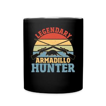 Armadillo Pet Armadillo Gift - Full Colour Mug - black - Front