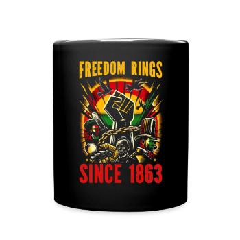 Emancipation Proclamation African Juneteenth - Full Colour Mug - black - Front