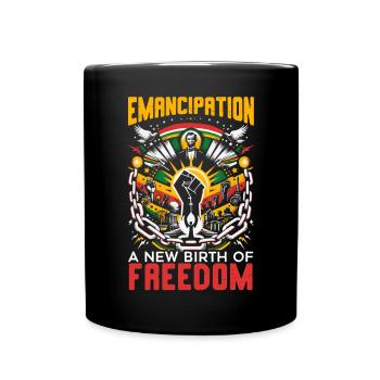 Emancipation Proclamation African Juneteenth - Full Colour Mug - black - Front