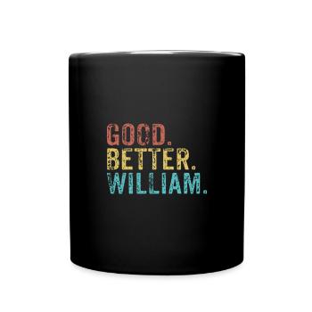 Good better William - Full Colour Mug - black - Front