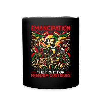 Emancipation Proclamation African Juneteenth - Full Colour Mug - black - Front