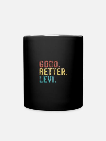 Good better Levi - Tasse einfarbig - Schwarz
