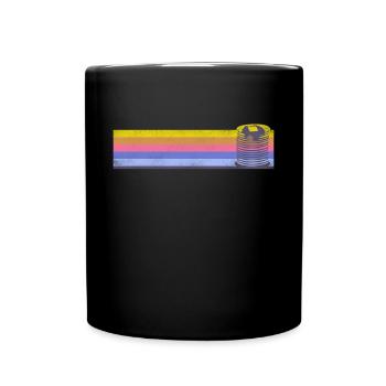 Pancake Lover Kids Retro Vintage - Tasse einfarbig - Schwarz - Vorne