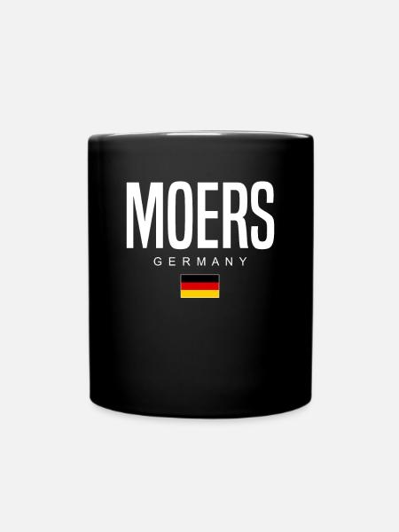 Moers - Tasse einfarbig - Schwarz