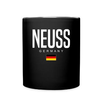 Neuss - Tasse einfarbig - Schwarz - Vorne