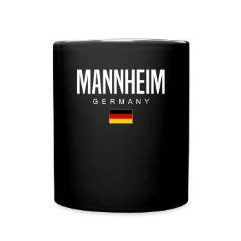 Mannheim - Tasse einfarbig - Schwarz - Vorne