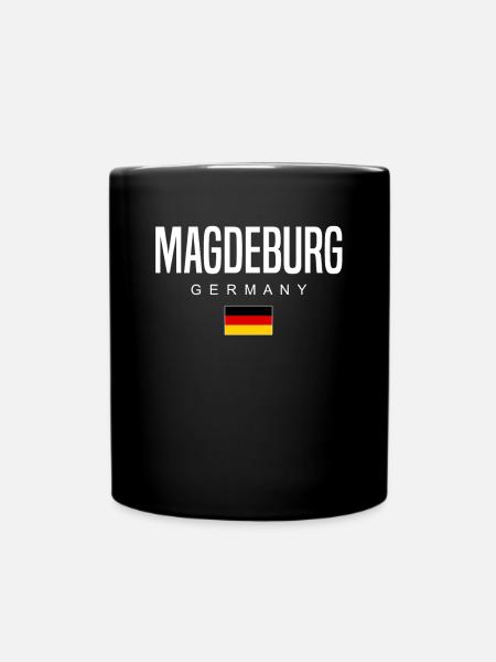 Magdeburg - Tasse einfarbig - Schwarz