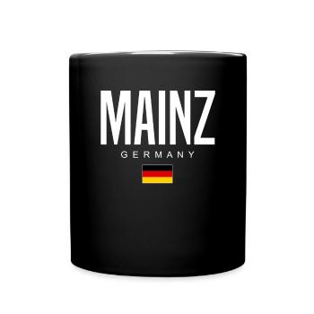 Mainz - Tasse einfarbig - Schwarz - Vorne