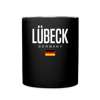 Lübeck - Full Colour Mug - black - Front