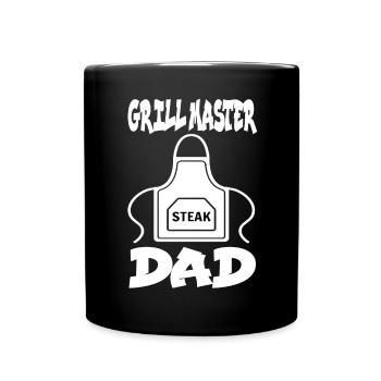 Grillmaster Papa BBQ Grill Griller Barbecue Fumoir - Mug uni - noir - Devant