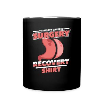 This Is My Gastric Surgery Recovery Clothing - Full Colour Mug - black - Front