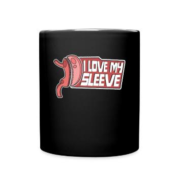 J’aime ma manche Bypass gastrique gastrique gastrique bariatrique - Mug uni - noir - Devant