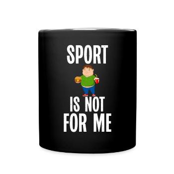 Funny Fat Gifts - Tasse einfarbig - Schwarz - Vorne