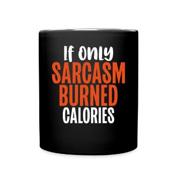 Cadeaux de graisse drôles - Mug uni - noir - Devant