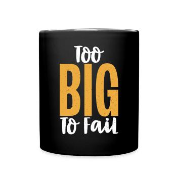 Cadeaux de graisse drôles - Mug uni - noir - Devant