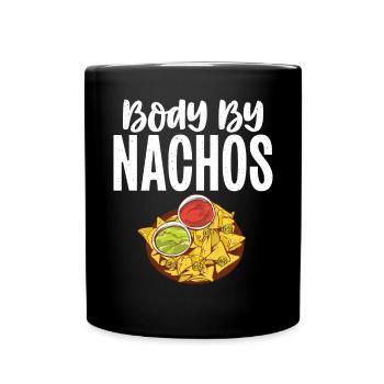 Cadeaux de graisse drôles - Mug uni - noir - Devant