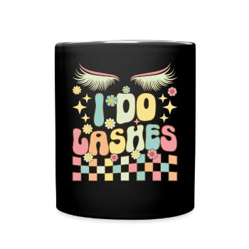 Groovy Lash Artist Lash Tech Cils - Mug uni - noir - Devant