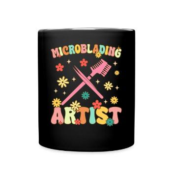 Groovy Lash Artist Lash Tech Cils - Mug uni - noir - Devant