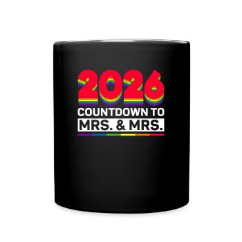 Gay Pride 2026 Mariage Mariage gay - Mug uni - noir - Devant