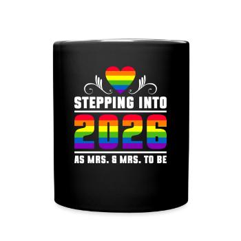 Gay Pride 2026 Mariage Mariage gay - Mug uni - noir - Devant