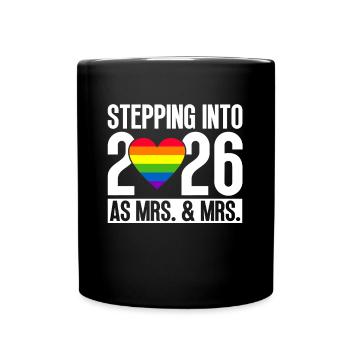 Gay Pride 2026 Mariage Mariage gay - Mug uni - noir - Devant