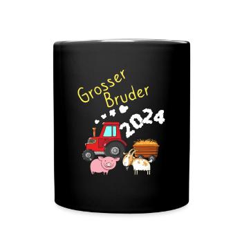 Grand Frère 2024 - Mug uni - noir - Devant
