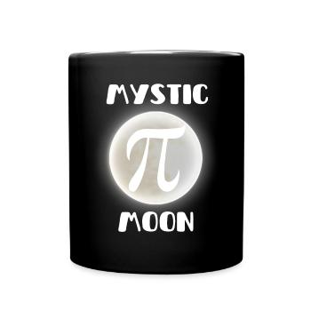 Mystic Maths Pi Moon - Full Colour Mug - black - Front