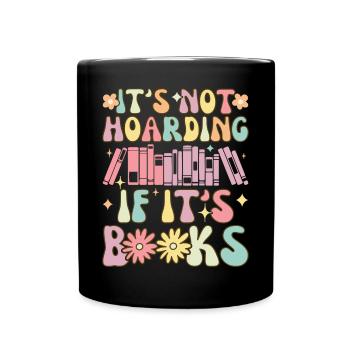 Groovy Book Reader - Full Colour Mug - black - Front