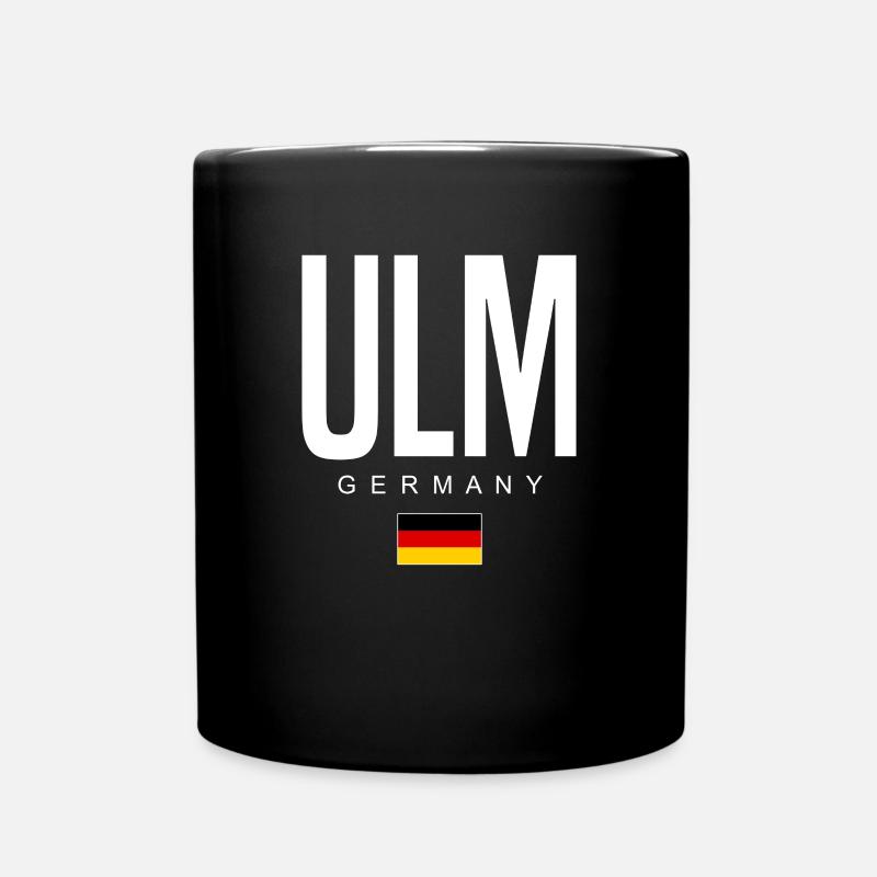 Ulm - Tasse einfarbig - Schwarz