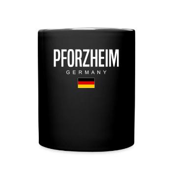 Pforzheim - Mug uni - noir - Devant