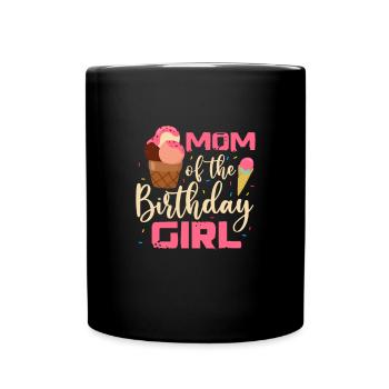 Crème glacée Crème glacée Crème glacée Cadeau d’été - Mug uni - noir - Devant