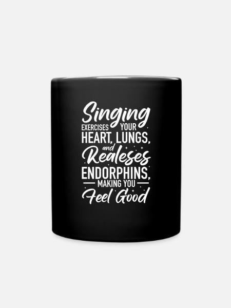 Chanteur chanteur chanteur musicien cadeau - Mug uni - noir