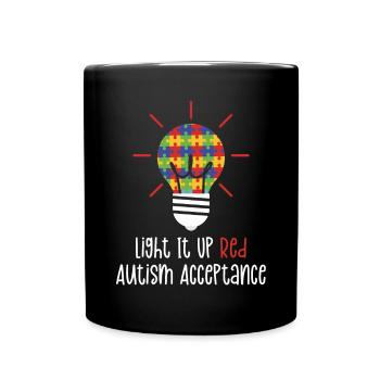 Journée de sensibilisation à l’autisme Cadeau autiste - Mug uni - noir - Devant