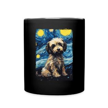 Havanese Starry Night - Full Colour Mug - black - Front