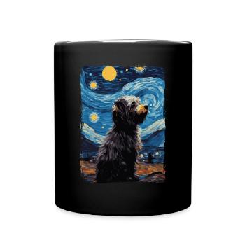Havanese Starry Night - Full Colour Mug - black - Front