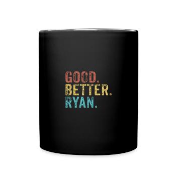 Good better Ryan - Tasse einfarbig - Schwarz - Vorne