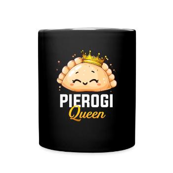 Pierogi princess Polish Pierogi - Full Colour Mug - black - Front