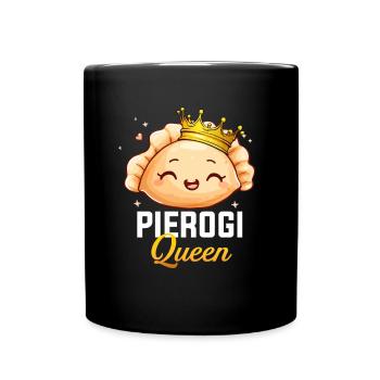Pierogi princess Polish Pierogi - Full Colour Mug - black - Front