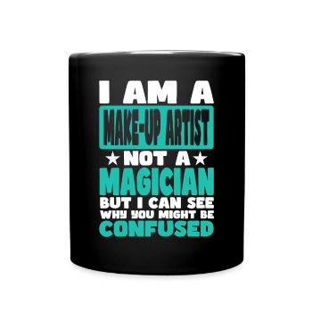 Make-up Artist - Full Colour Mug - black - Front