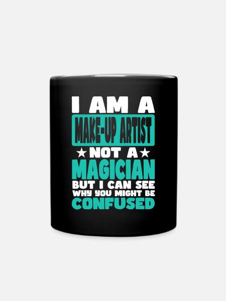 Visagist - Tasse einfarbig - Schwarz