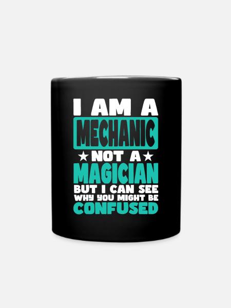 Mechaniker - Tasse einfarbig - Schwarz
