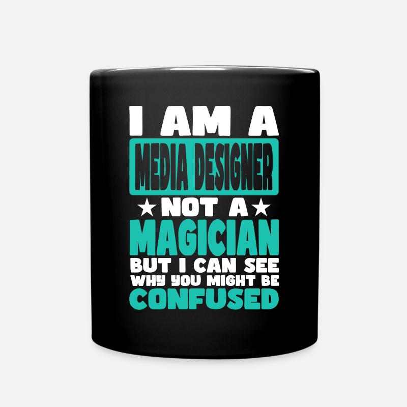 Concepteur de médias - Mug uni - noir