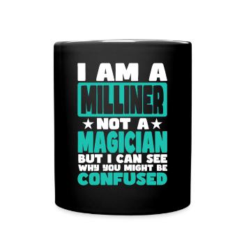 Milliner - Full Colour Mug - black - Front