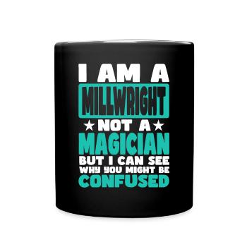 Chantier - Mug uni - noir - Devant