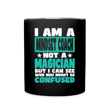 Mindset Coach - Full Colour Mug - black - Front